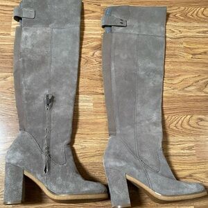 Norman Marcus Knee High Grey Boot
